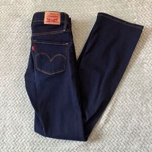 NWOT Levi's 315 Shaping Bootcut Jeans Dark Wash Size 26 Cowgirl Country Denim